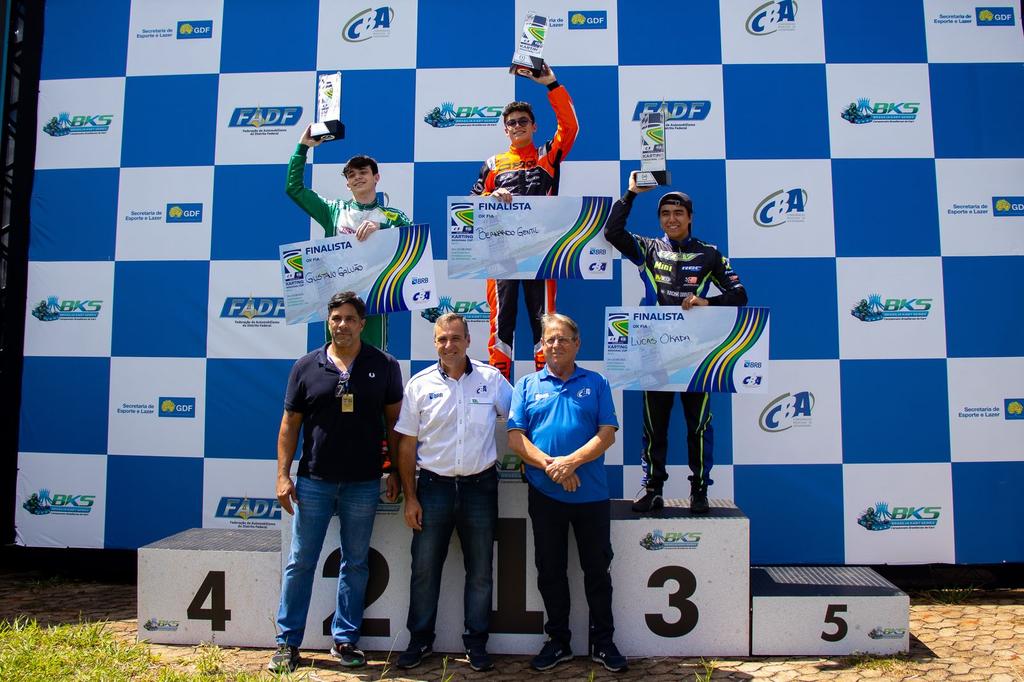 Bernardo Gentil foi ao alto do pódio na classificatória da Regional Cup (Manu Produções)