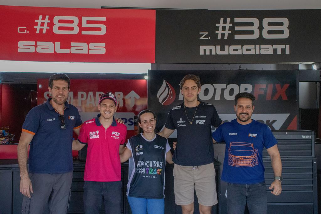 Estágio em Motorsports na KTF em 2024 (Gabrielle Tiepollo/CFA)