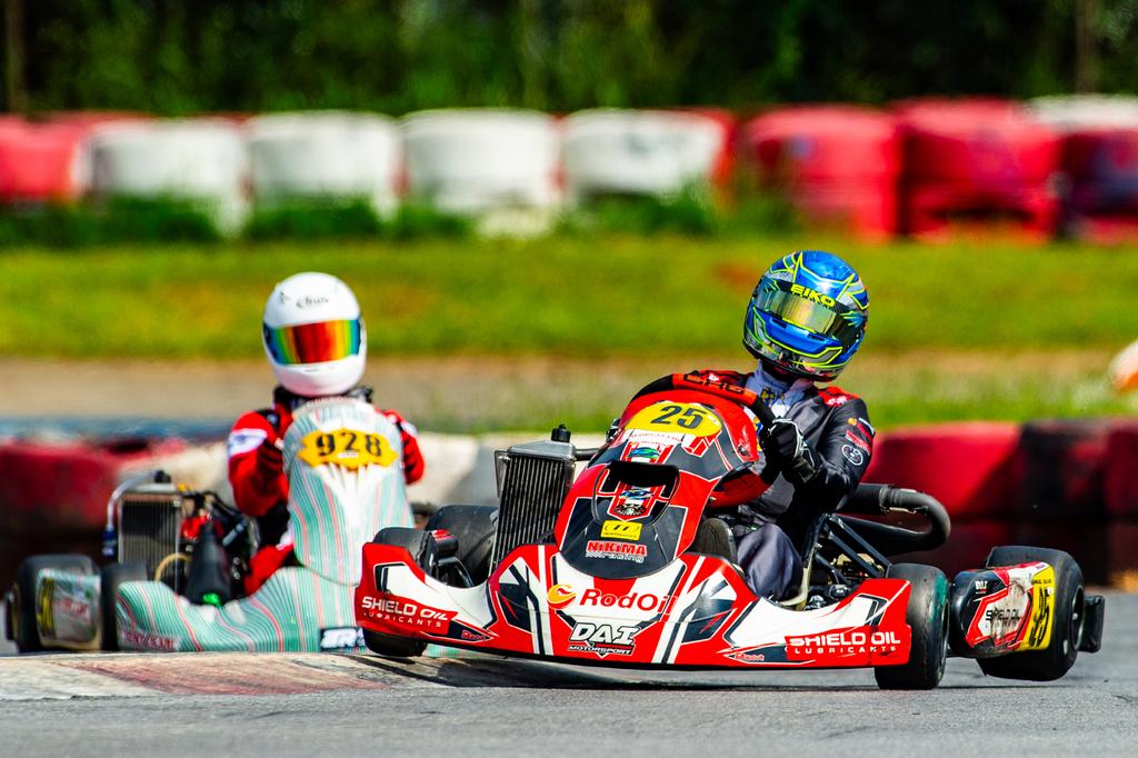 Miguel Silva é um dos três vencedores da Rotax Junior Max (Foto: Leonardo Dias)