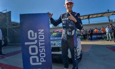 Leonel Pernía marcou a pole em Villicum e ampliou sua vantagem no campeonato (Hernán Capa/TCR South America Banco BRB)