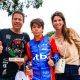 Francisco com seu pais (KMCom / DarkSide Karts)