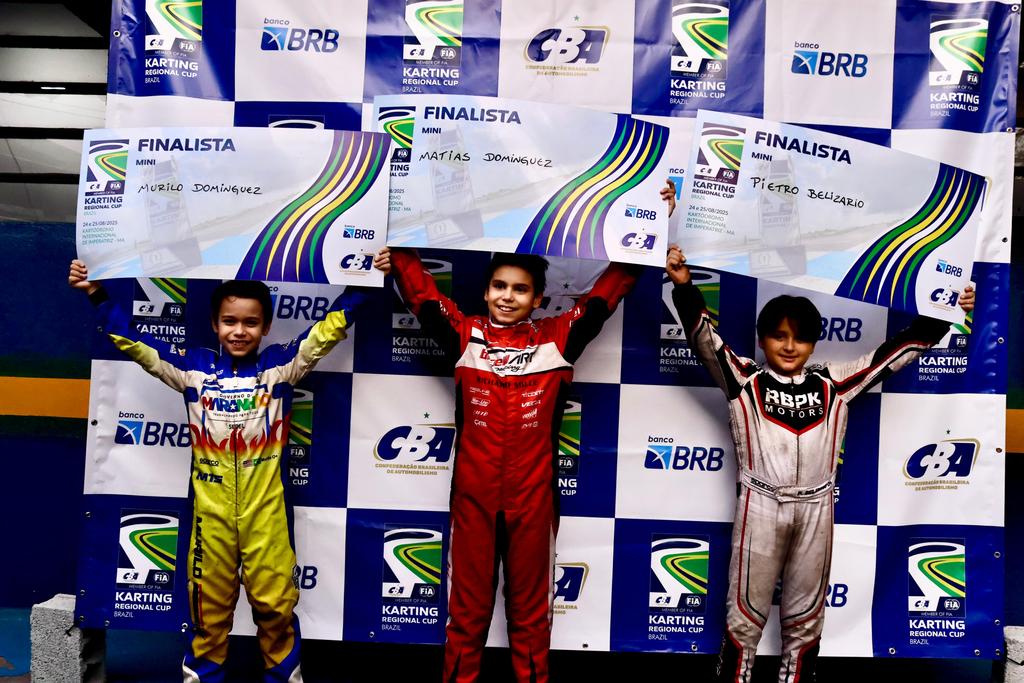 Os três finalistas em Interlagos (Fábio Oliveira / Radical Motors)