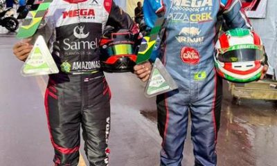 Dylan Holanda e Bruno Grigatti (Mega Kart)