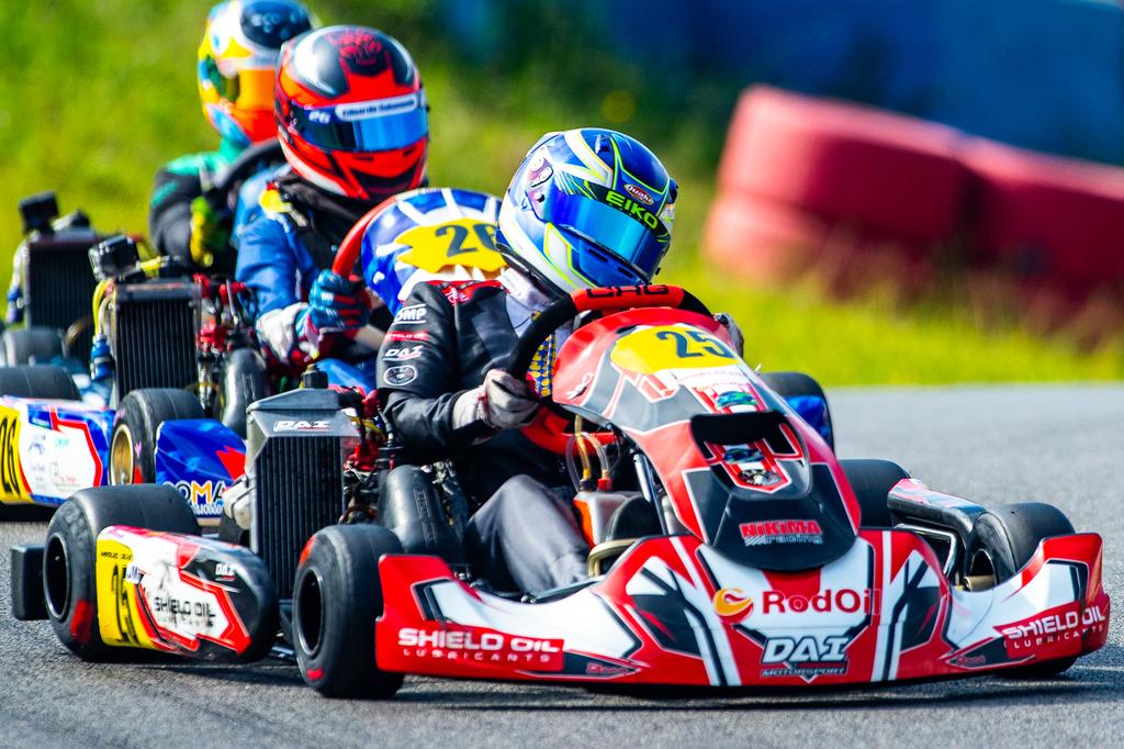 Miguel Silva é um dos protagonistas da Rotax Junior Max (Foto: Leonardo Dias)