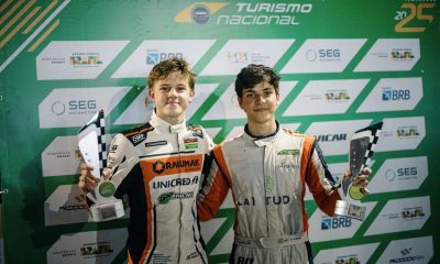 A nova geração na pole: Gabriel Moura e Augusto Sangalli brilham no Velopark (Marcelo Machado de Melo/Vicar)
