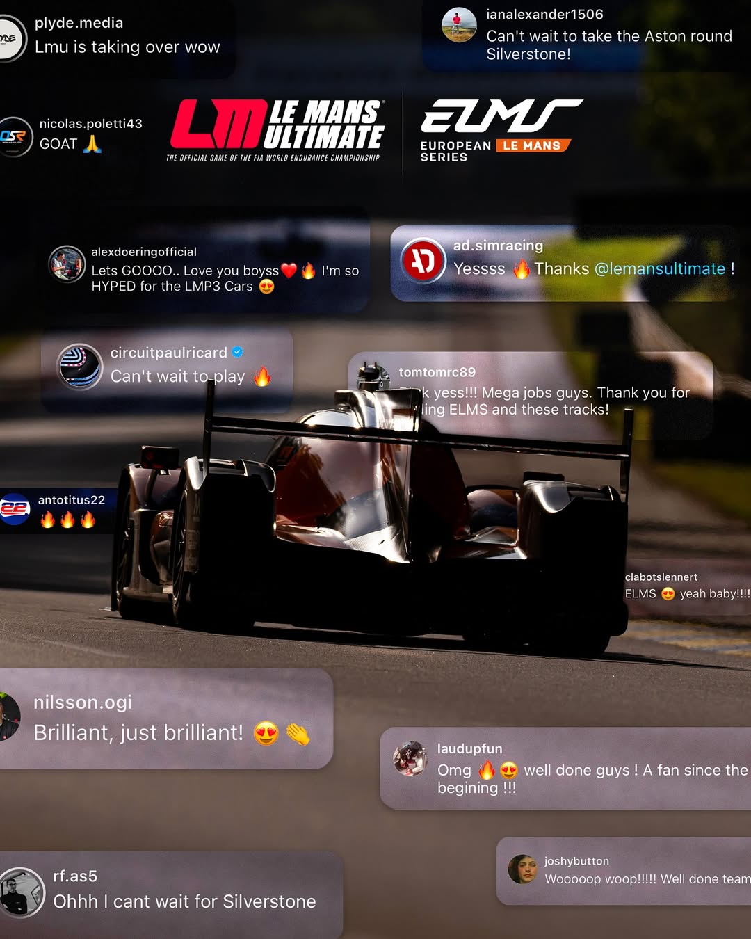 European Le Mans Series será adicionada ao jogo Le Mans Ultimate