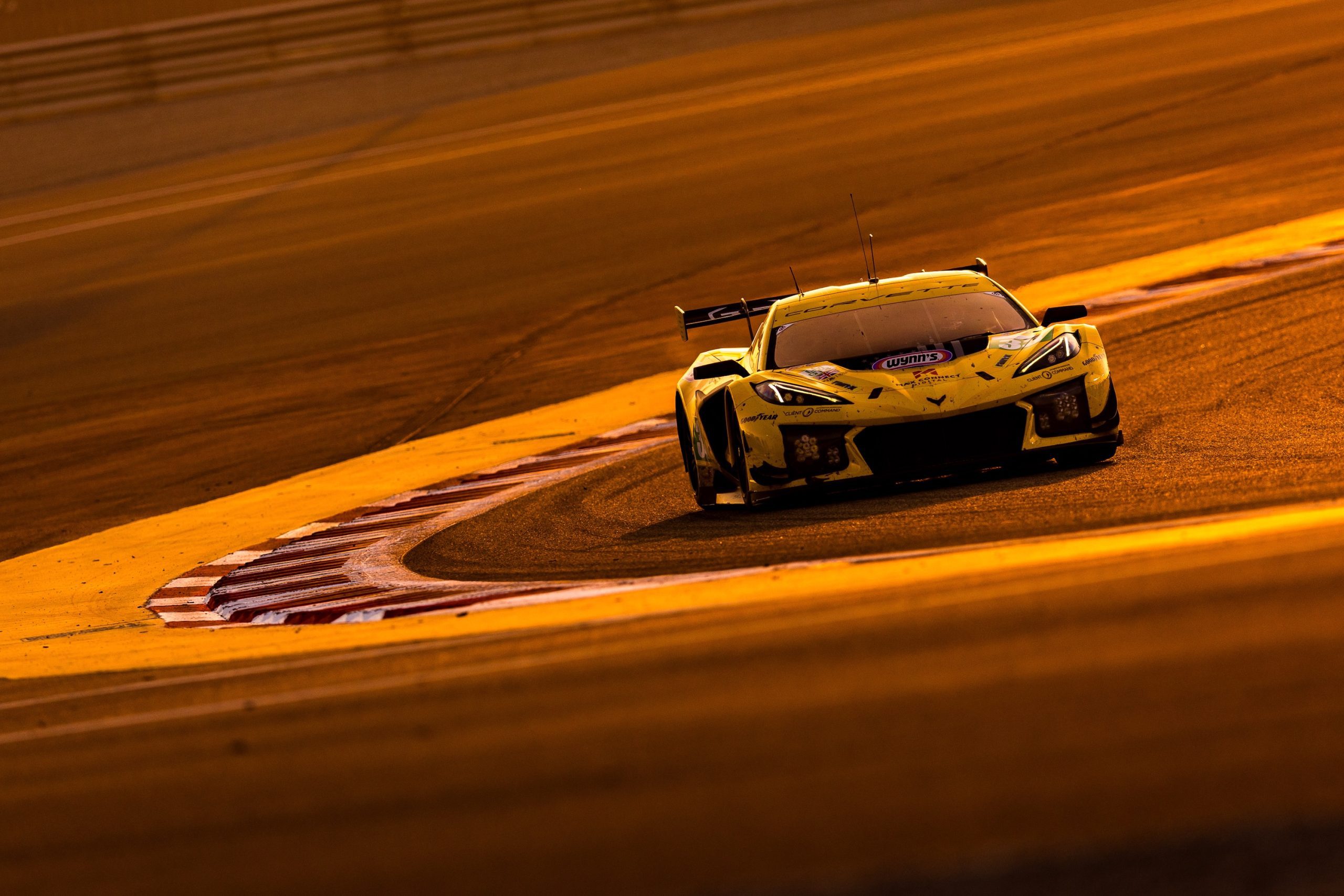 No Bahrein, neste sábado (8), o Corvette Z06 GT3.R nº 33 – guiado por Daniel Juncadella, Jonny Edgar e Ben Keating