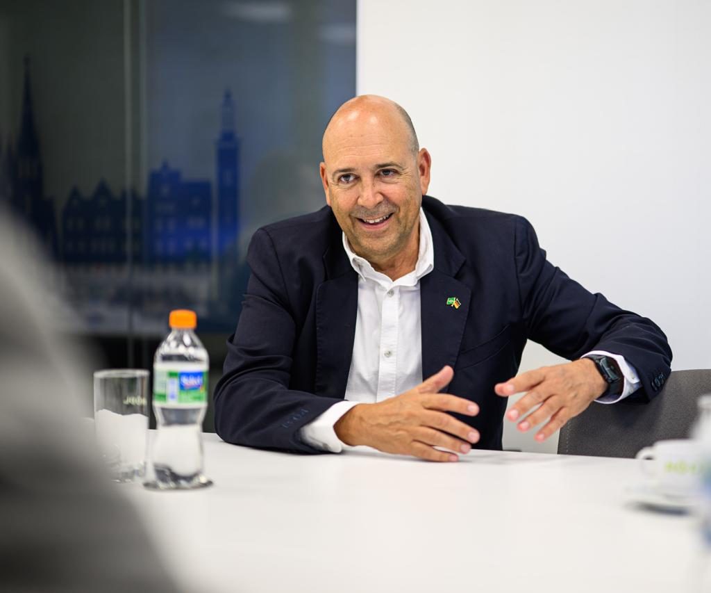 Fernando Carro, CEO do Bayer Leverkussen. Jörg Schüler