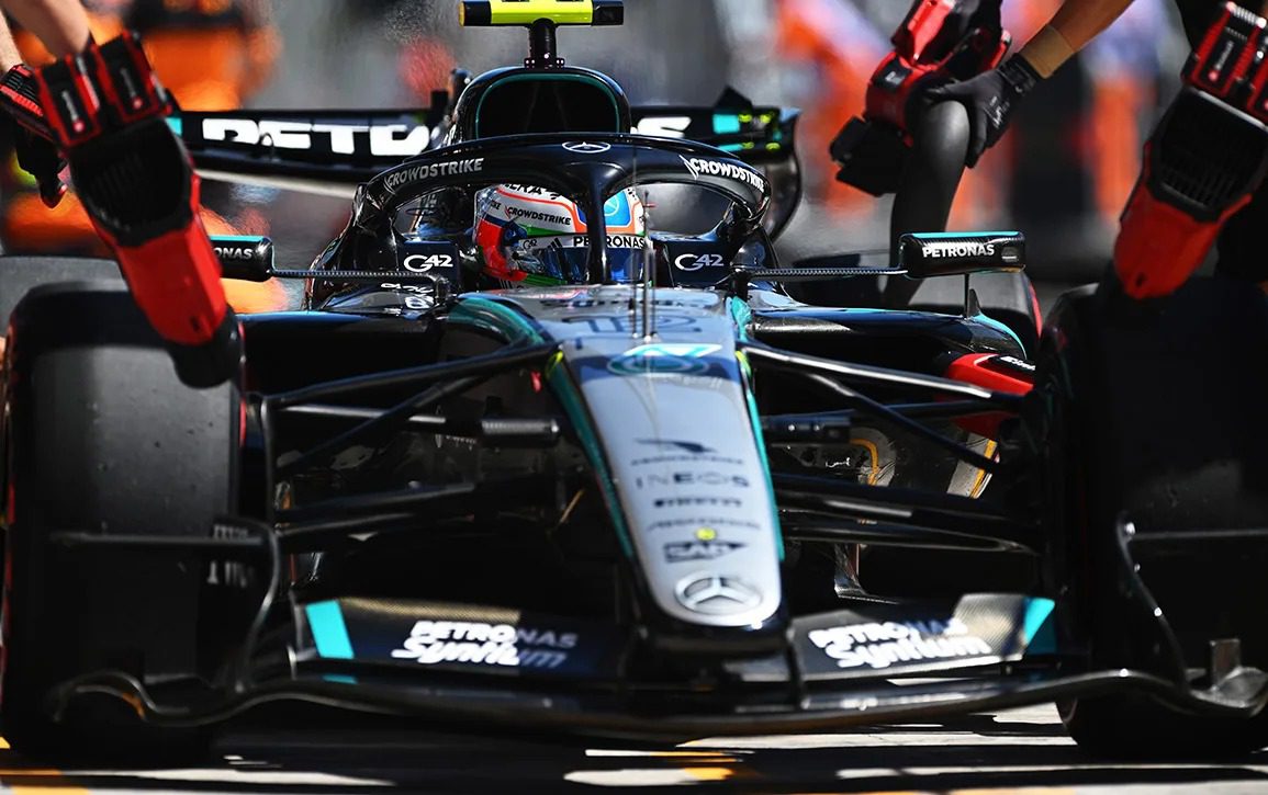 Antonelli colocou a Mercedes no topo do TL2