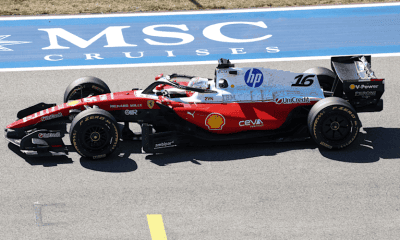 Leclerc lidera TL2 em Austin. Foto: Reprodução / F1